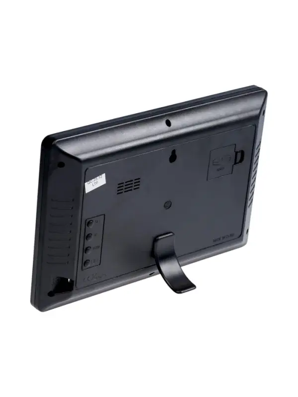 Часы электронные настенные, настольные &laquo;Соломон&raquo;, будильник, 15.5&times;23.5 см, красная индикация, черные