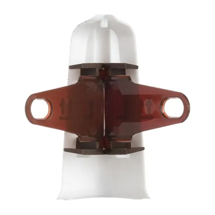 Угол наружный (внешний) для плинтуса «Деконика», с крепежом, 70 мм, цвет 265 клен патина