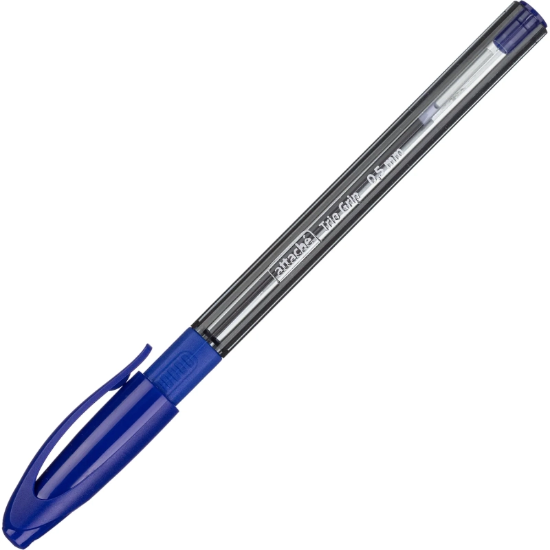 Ручка шариковая неавтомат. Attache Glide Trio Grip,масл,син.ст,манж