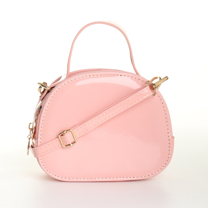 Сумка детская для девочки на молнии «Выбражулька», цвет коралловый