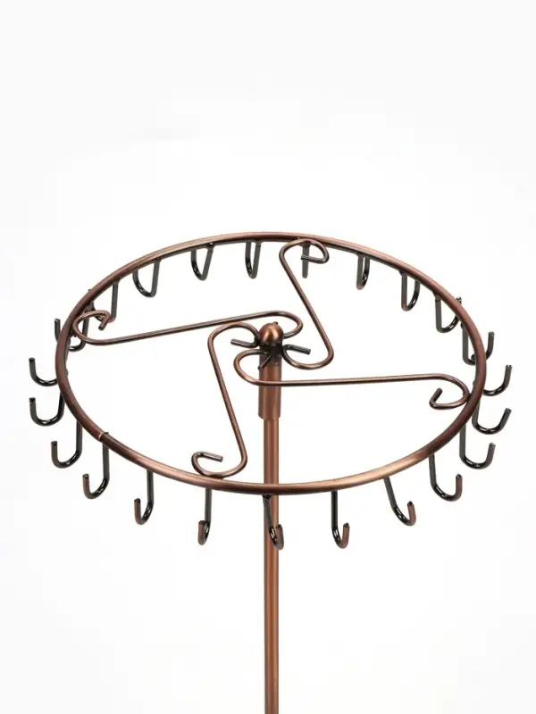Подставка для украшений &laquo;QF. Вешалка&raquo;, 23 крючка, 21&times;34 см, цвет медный