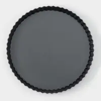 Форма для выпечки Доляна &laquo;Жаклин&raquo;, d=24 см, антипригарное покрытие, разъёмная, чёрная