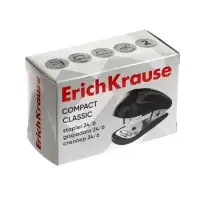 Степлер mini №24/6 20 л ErichKrause Compact Classic, чёрный