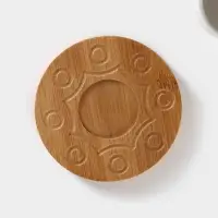 Чайный сервиз на подставке BellaTenero, 15 предметов: чайник 850 мл, 6 кружек 70 мл, сахарница с ложкой 300 мл, молочник 250 мл, 6 блюдец, фарфор, белый