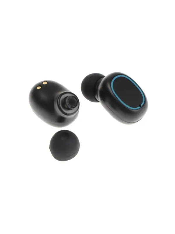 Наушники беспроводные VBT 1.16, TWS, вакуумные, Bluetooth 5.0, 40/250 мАч, с фонариком, чёрные