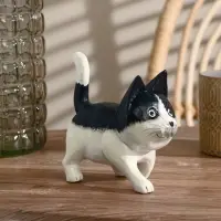 Сувенир «Котик», 7×11×12 см, дерево, чёрный, белый Сувенир «Котик», 7×11×12 см, дерево, чёрный, белый