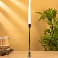 Подсвечник "Сицилия" 10х10х36 см, алюминий Подсвечник "Сицилия" 10х10х36 см, алюминий