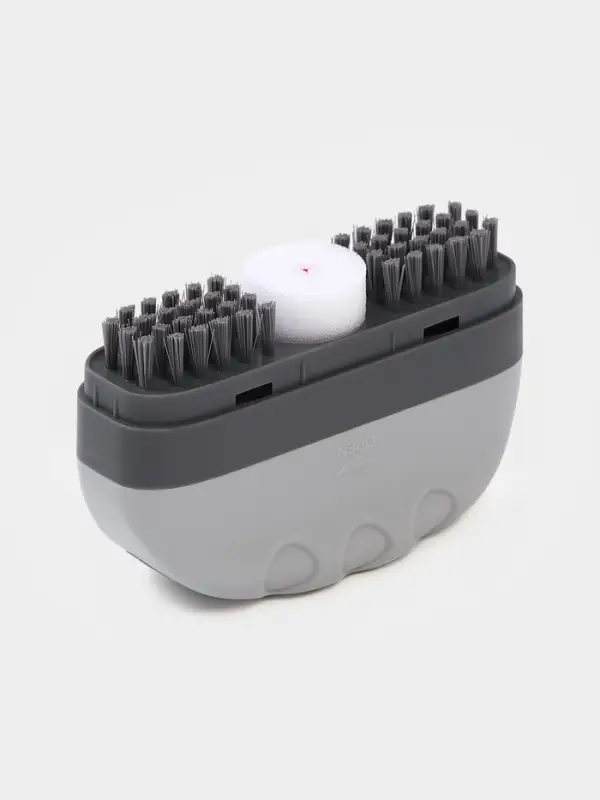 Щётка для обуви с моющим средством Raccoon, салфетка в комплекте, картонная коробка