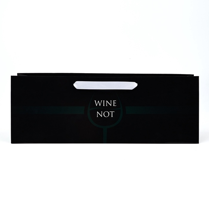 Пакет под бутылку горизонтальный «Вино», 36 × 10 × 13 см