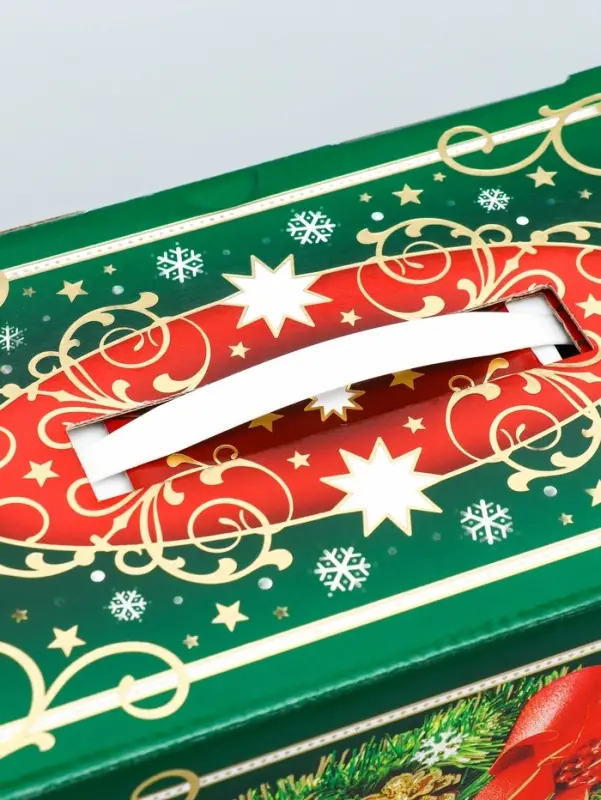 Коробка подарочная новогодняя Биг бокс 34×14×35.5 см Коробка подарочная новогодняя Биг бокс 34×14×35.5 см