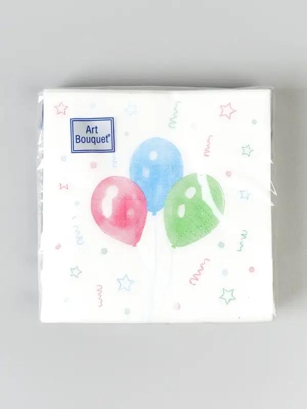 Весёлый праздник, Салф. Art Bouquet 20х20 2 слоя 30л/26, шт