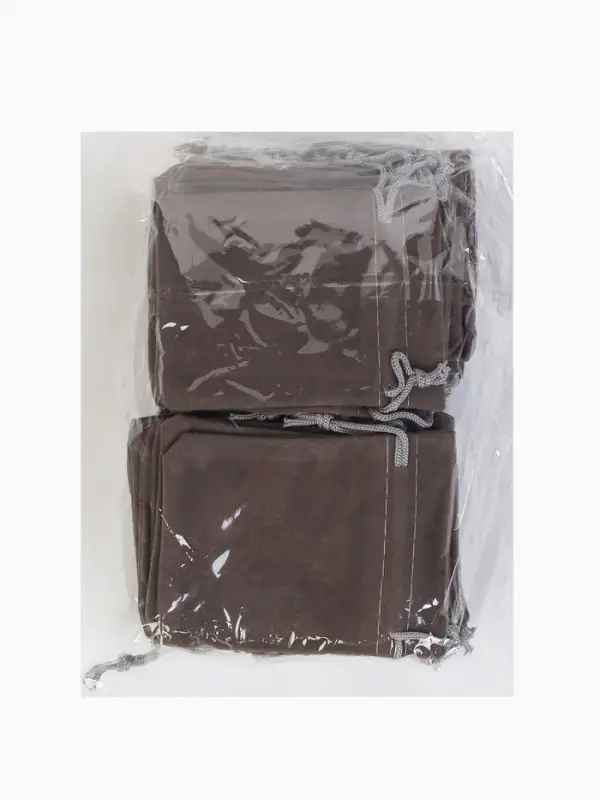 Набор мешочков бархатных 50 шт. &laquo;Классика&raquo;, 6&times;8 см (+ - 1 см) цвет серый (4621398)