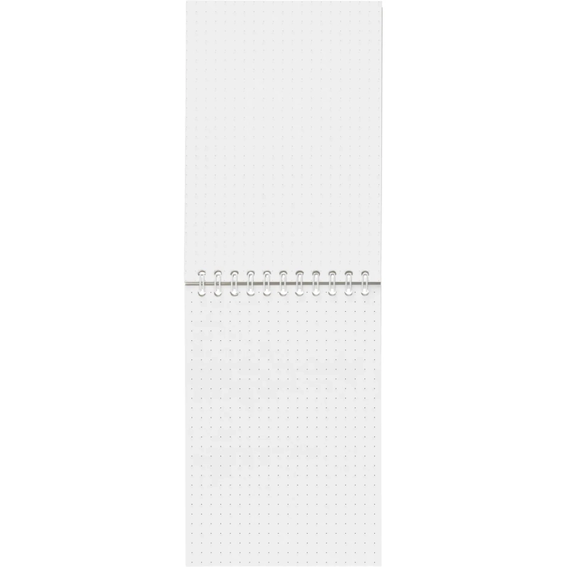 Блокнот А6,60л,точка,греб.верхн,обл.глянц.лам. Attache Fleur Мята