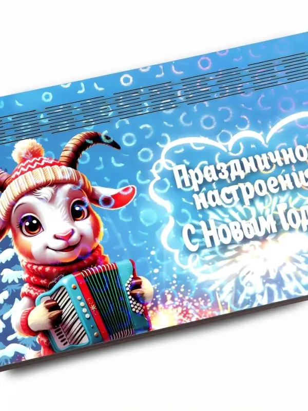 Купюрница новогодняя 2027 &laquo;Праздничного настроения! С Новым Годом!&raquo; 19&times;10&times;2.5 см