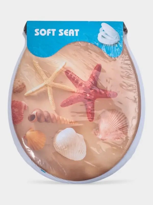 Сиденье для унитаза 40х37х4,5 см Сиденье для унитаза 40х37х4,5 см "Океан"