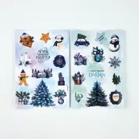 Набор упаковочной бумаги с наклейками, 6 листов, &laquo;Новый год&raquo;, 70&times;100 см
