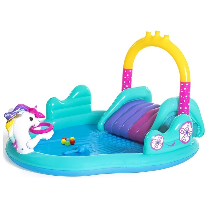 Игровой центр «Волшебный единорог», 274 х 198 х 137 см, 53097 Bestway Игровой центр «Волшебный единорог», 274 х 198 х 137 см, 53097 Bestway