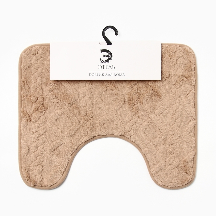 Коврик для ванной Этель Коврик для ванной Этель "Узор", цв. бежевый, 40х50 см
