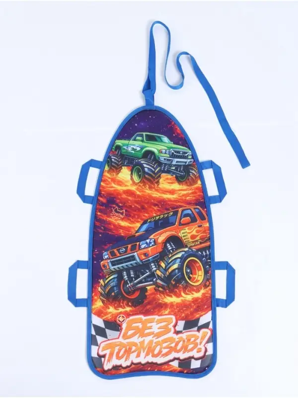 Ледянка мягкая Snow Cat &laquo;Без тормозов&raquo;, 90&times;40 см, толщина 1 см, с ручками, МИКС