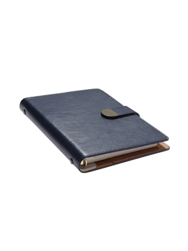 Органайзер на кольцах, C6, с хлястиком, 80л, линия, к/зам, Синий Органайзер на кольцах, C6, с хлястиком, 80л, линия, к/зам, Синий