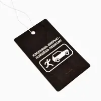 Ароматизатор в машину «Хлопнешь дверью», аромат черный лед