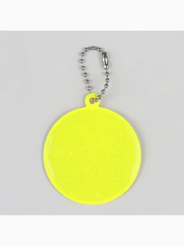 Светоотражающий элемент &laquo;Круг&raquo;, d=5 см, жёлтый
