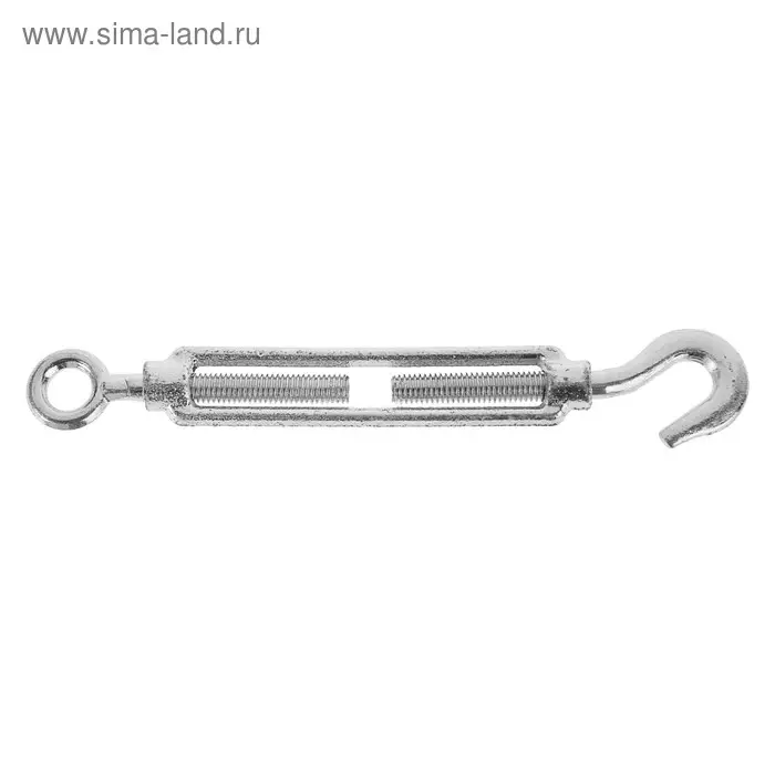 Талреп крюк-кольцо ТУНДРА krep, DIN 1480, М8, оцинкованный Талреп крюк-кольцо ТУНДРА krep, DIN 1480, М8, оцинкованный