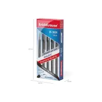 Стираемая ручка ErichKrause R=301 Magic Gel, гелевая, узел 0.5 мм, чёрная