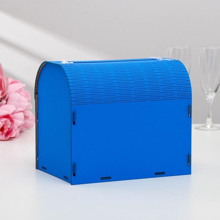 Семейный банк Семейный банк "Цветочный", синий, 23,5х17х20 см