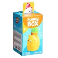 Игрушка - сюрприз Funny Box &laquo;Зверята&raquo;: фигурка, наклейки, МИКС