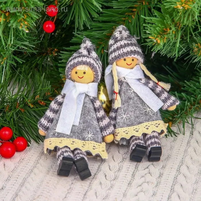 Елочная игрушка Лесная мастерская &laquo;Снежные куколки&raquo;, МИКС