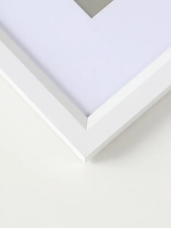 Фоторамка для фото 30х30 см, с паспарту 20х20 см МДФ Anna, белый