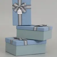 Набор подарочных коробок 3 в 1, прямоугольные 23&times;16&times;9.5 21&times;14&times;8.0 19&times;12&times;6.5 см