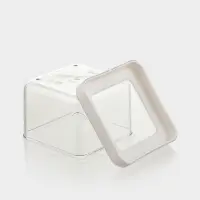 Ёмкость для хранения сыпучих продуктов IDEA &laquo;Степ&raquo;, 500 мл, 10&times;7 см, пластик, крышка белая