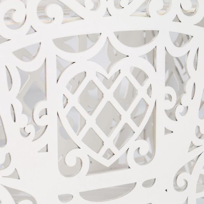 Семейный банк Семейный банк "Карета", белый, сборный, 32,5 х 11,5 х 22,5 см