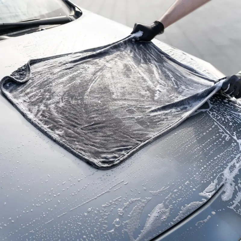 25 Салфетка микрофибра для уборки высокой плотности AVS MF-0421 (50х70см)(1шт)