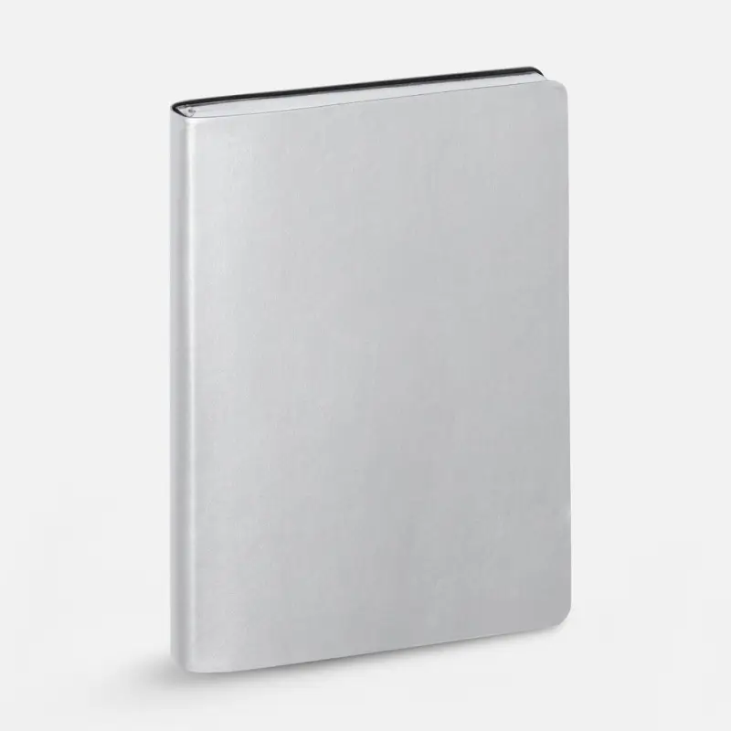 Ежедневник Nebraska Flex, недатированный, серебристый Ежедневник Nebraska Flex, недатированный, серебристый