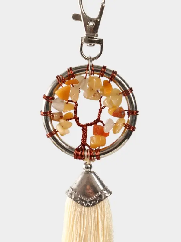 Брелок ловец снов Брелок ловец снов "Великое древо" 19 см, цв. бежевый