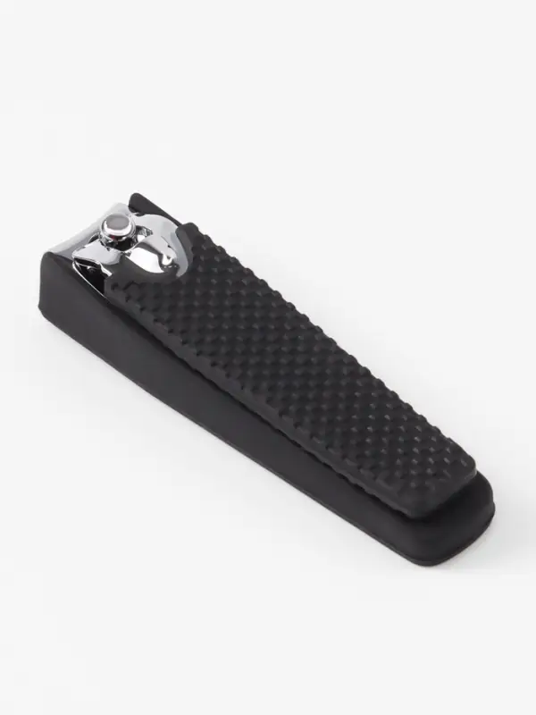 Кусачки книпсер маникюрные, 6.2&times;1.7 см, цвет чёрный, серебристый