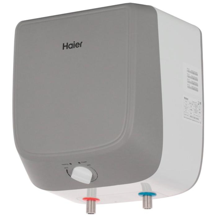 Водонагреватель Haier ES10V-Q1(R), накопительный, 1.5 кВт, 10 л, нижняя подводка, серый Водонагреватель Haier ES10V-Q1(R), накопительный, 1.5 кВт, 10 л, нижняя подводка, серый