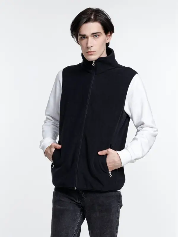 Жилет флисовый унисекс Nesse, черный, размер M/L Жилет флисовый унисекс Nesse, черный, размер M/L