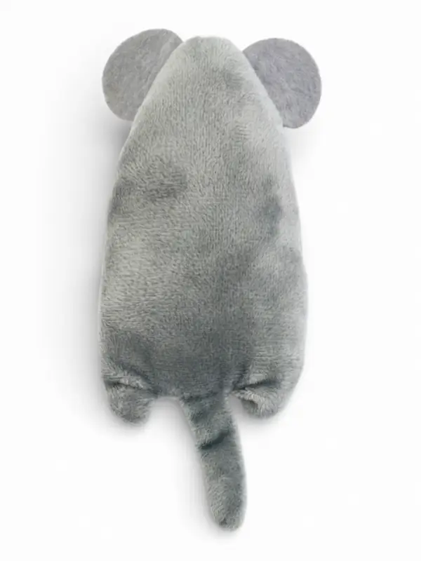 Игрушка для кошек "Недовольная мышь", с кошачьей мятой, 15 см
