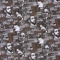 Бумага упаковочная белый крафт, 1 лист &laquo;Пожелания&raquo;, 70 &times; 100 см
