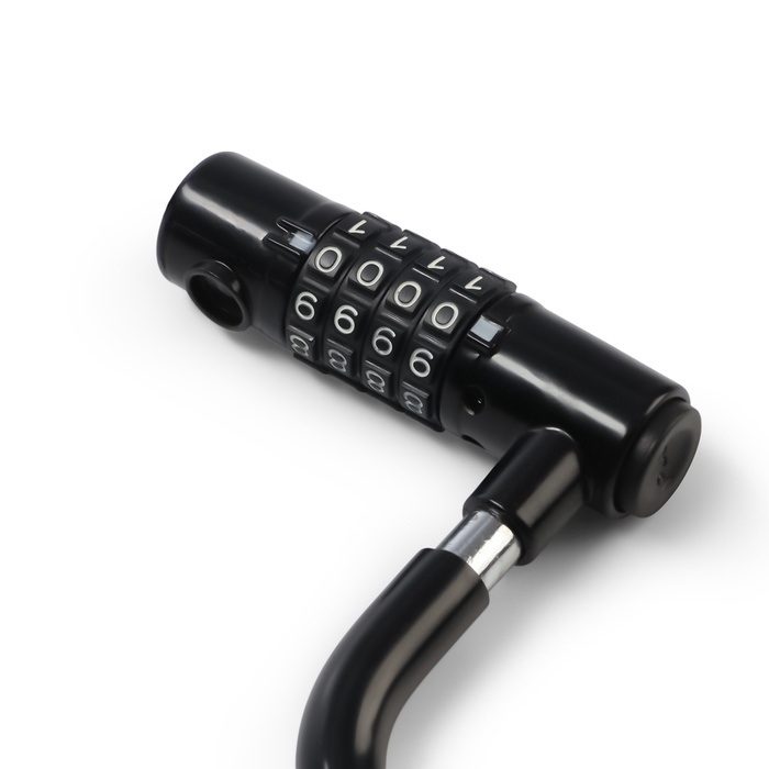 Замок навесной велосипедный 88х88 мм внешний, 51х47 мм внутр, кодовый замок Замок навесной велосипедный 88х88 мм внешний, 51х47 мм внутр, кодовый замок