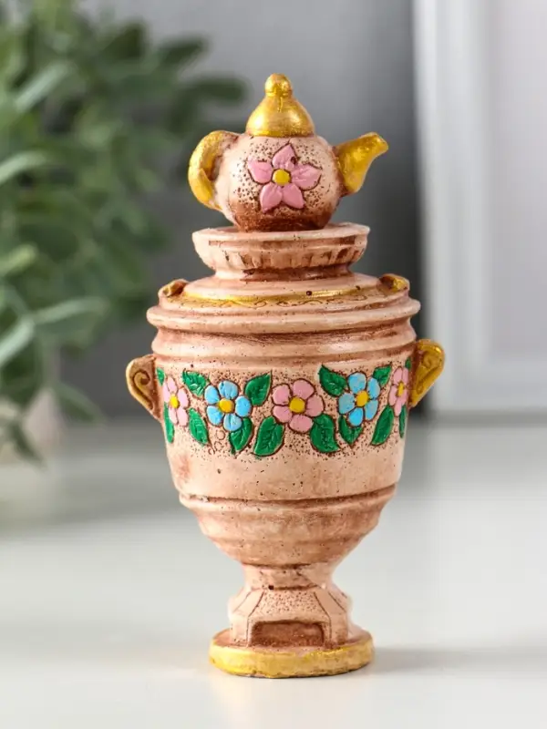 Фигурка гипс &laquo;Самовар&raquo;, 12&times;6&times;6.5 см