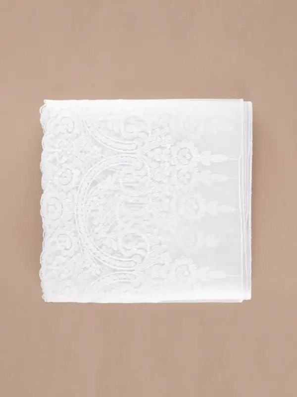 Кружево на сетке, 280 мм, 11&plusmn;1 м, айвори