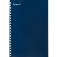 Бизнес-тетрадь А4 80л  ATTACHE, спираль,синий, блок 60г, обложка 215г