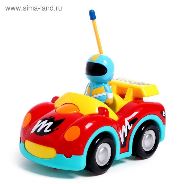 Машина радиоуправляемая «Гонка», работает от батареек, МИКС Машина радиоуправляемая «Гонка», работает от батареек, МИКС