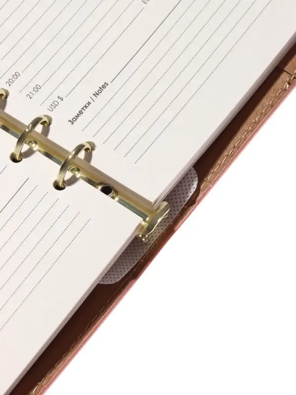 Органайзер на кольцах, A5, с клапаном, 80л, линия, к/зам, Розовый Органайзер на кольцах, A5, с клапаном, 80л, линия, к/зам, Розовый