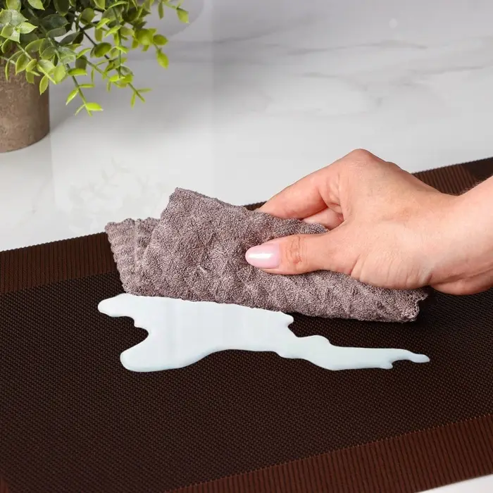 Салфетки сервировочные на стол Доляна &laquo;Шахматы&raquo;, 45&times;30 см, 4 шт., коричневые